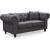Chesterfield Linen Loveseat