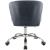 Finley Velvet Office Chair with Chrome Base