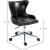 Hendrix Faux Leather Office Chair with Chrome Base