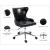 Hendrix Faux Leather Office Chair with Chrome Base