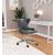 Hendrix Faux Leather Office Chair with Chrome Base