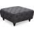 Chesterfield Linen Ottoman