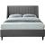 Eva Velvet Full Size Bed
