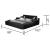 Zoya Fabric Upholstered Bed