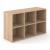 Choice 2H Office Bookcase w/3 Shelves