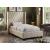 Ashton Linen Fabric Twin Size Bed