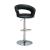 Barraza Adjustable Height Bar Stool with Chrome Base