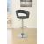 Barraza Adjustable Height Bar Stool with Chrome Base