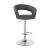 Barraza Adjustable Height Bar Stool with Chrome Base