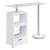 Koufax Wood Veneer Bar Table with Wine Rack