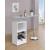 Koufax Wood Veneer Bar Table with Wine Rack