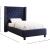 Ashton Linen Fabric Twin Size Bed