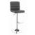 Bianca Leatherette Bar Stool with Adjustable Chrome Base