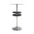 Gianella Glass Top Bar Table with Wine Storage
