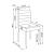 Maston Leatherette Dining Chair with Chrome Legs