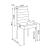 Maston Leatherette Dining Chair with Chrome Legs
