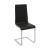 Broderick Leatherette Side Chair with Chrome Base