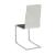 Broderick Leatherette Side Chair with Chrome Base