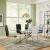 Broderick Leatherette Side Chair with Chrome Base