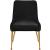 Ace Velvet Dining Chair with Polished Gold Legs