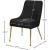Ace Velvet Dining Chair with Polished Gold Legs