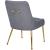 Ace Velvet Dining Chair with Polished Gold Legs