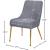 Ace Velvet Dining Chair with Polished Gold Legs