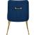 Ace Velvet Dining Chair with Polished Gold Legs