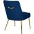 Ace Velvet Dining Chair with Polished Gold Legs