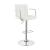 Palomar Leatherette Bar Stool with Adjustable Chrome Base
