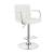 Palomar Leatherette Bar Stool with Adjustable Chrome Base