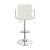 Palomar Leatherette Bar Stool with Adjustable Chrome Base