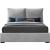 Misha Polyester Fabric Full Size Bed