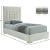 Nora Velvet Twin Size Bed