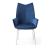 1218 PU/Fabric Swivel Dining Chair