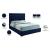 Nora Velvet King Size Bed