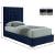 Nora Velvet Twin Size Bed