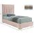 Nora Velvet Twin Size Bed