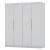 Mulberry 2 Sectional Wardrobe Closet w/4 Drawers, Set of 2 