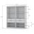 Mulberry 2 Sectional Wardrobe Closet w/4 Drawers, Set of 2 