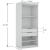 Mulberry 2 Sectional Wardrobe Closet w/4 Drawers, Set of 2 