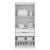Mulberry 2 Sectional Wardrobe Closet w/4 Drawers, Set of 2 