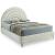 Rainbow Velvet Full Size Bed