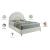 Rainbow Velvet King Size Bed
