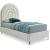 Rainbow Velvet Twin Size Bed