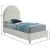 Rainbow Velvet Twin Size Bed