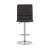 Ashbury Leatherette Adjustable Bar Stool with Chrome Base