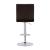 Ashbury Leatherette Adjustable Bar Stool with Chrome Base