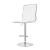 Ashbury Leatherette Adjustable Bar Stool with Chrome Base