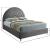 Rainbow Velvet Queen Size Bed